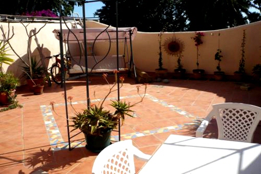 Terraza con vistas al mar