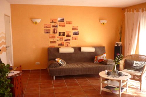 Salón de la vivenda principal