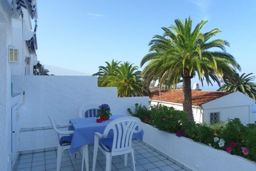 Zona acogedora en la terraza