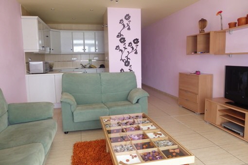 Apartamento amueblado la matanza: vista al mar hasta puerto de la cruz