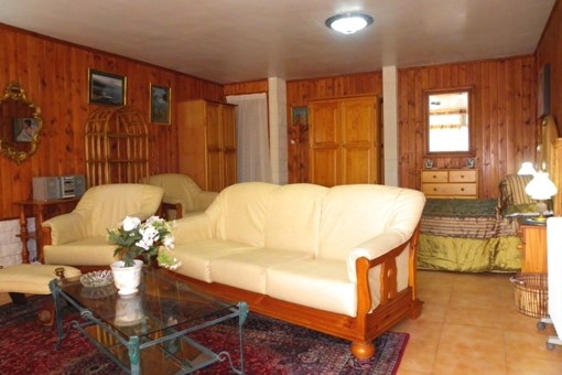 Amplio salón-dormitorio