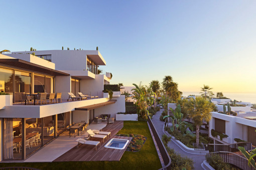 Exclusivo apartamento con 2 dormitorios en el campo de golf en Tenerife Sur