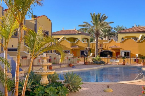Vista al complejo residencial