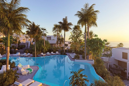 Zona de la piscina atractiva