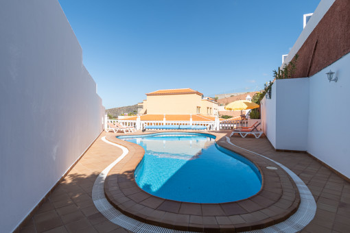 Vista a la piscina