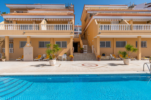 Zona de la piscina comunitária