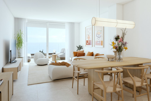 Salón-comedor con cocina