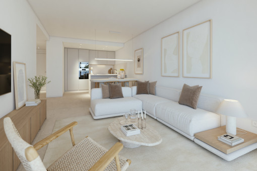 Salón-comedor con cocina