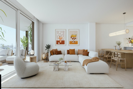 Salón-comedor con cocina