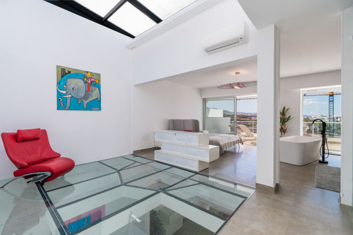 Baño y dormitorio