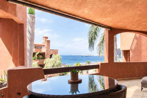 Balcón con vistas