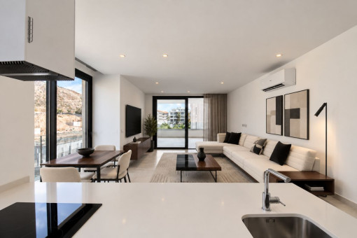 Salón y cocina
