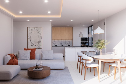 Cocina y salón