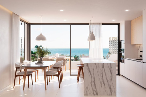 Salón y cocina
