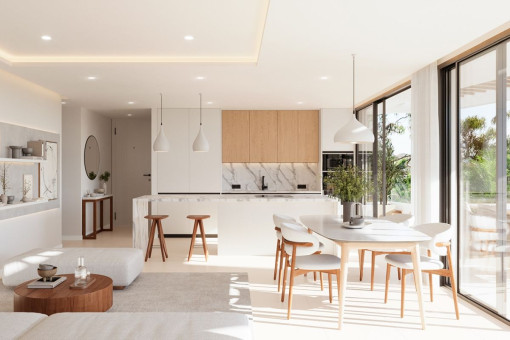 Salón y cocina