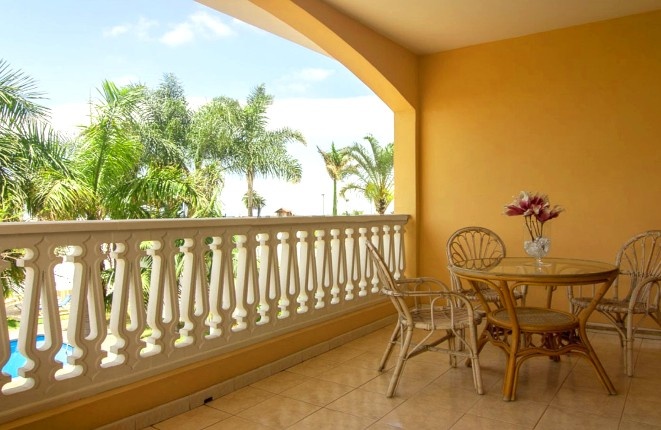 Uno de los balcones