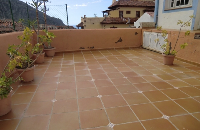 Terraza amplia, ideal para relajarse